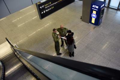 Pustki w Balicach, koronawirus wystraszył turystów (10 marca 2020) fot. Marek Lasyk - zdjęcie 4