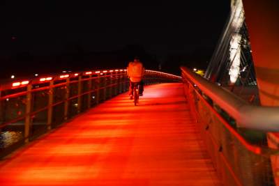 Kraków w kolorach włoskiej flagi, gest solidarności - zdjęcie 21