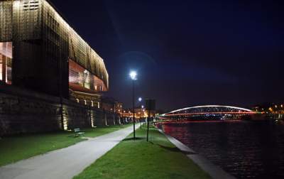 Kraków w kolorach włoskiej flagi, gest solidarności - zdjęcie 5