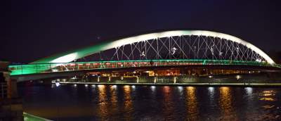 Kraków w kolorach włoskiej flagi, gest solidarności - zdjęcie 7