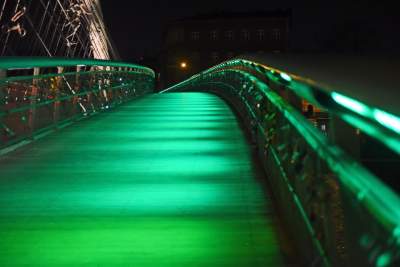 Kraków w kolorach włoskiej flagi, gest solidarności - zdjęcie 14