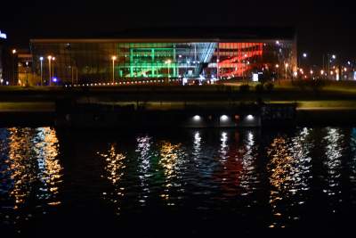 Kraków w kolorach włoskiej flagi, gest solidarności - zdjęcie 24