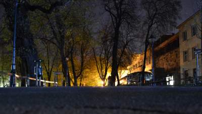 Ciemności kryją Kraków, pierwsza noc bez oświetlenia - zdjęcie 11