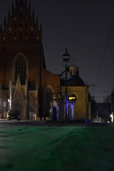 Ciemności kryją Kraków, pierwsza noc bez oświetlenia - zdjęcie 9