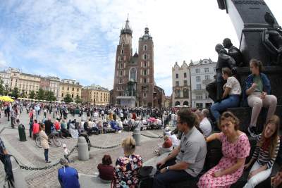 Największe zgromadzenie w czasie pandemii, Boże Ciało w Krakowie (2020) - zdjęcie 20