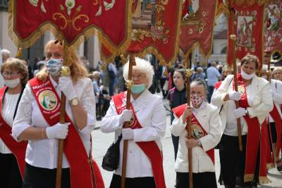 Największe zgromadzenie w czasie pandemii, Boże Ciało w Krakowie (2020) - zdjęcie 6