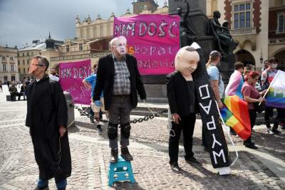"Maria Konopnicka byłaby z nami", protest przeciwko dyskryminacji LGBT - zdjęcie 3