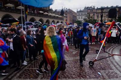 "Maria Konopnicka byłaby z nami", protest przeciwko dyskryminacji LGBT - zdjęcie 9