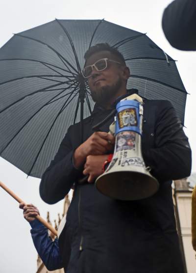 Dzień wieców i protestów na Rynku: grupa Tanajny w akcji - zdjęcie 1