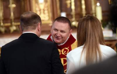 Ślub Kurskiego w sanktuarium w Łagiewnikach fot. Marek Lasyk - zdjęcie 15