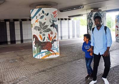 Nowy mural na rondzie Mogilskim, fot. Marek Lasyk - zdjęcie 6