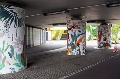 Nowy mural na rondzie Mogilskim, fot. Marek Lasyk - zdjęcie 4