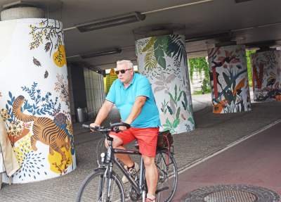 Nowy mural na rondzie Mogilskim, fot. Marek Lasyk - zdjęcie 2