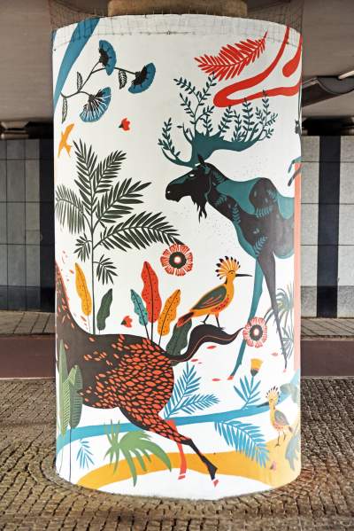 Nowy mural na rondzie Mogilskim, fot. Marek Lasyk - zdjęcie 9