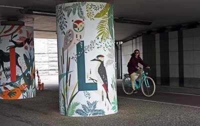 Nowy mural na rondzie Mogilskim, fot. Marek Lasyk - zdjęcie 13