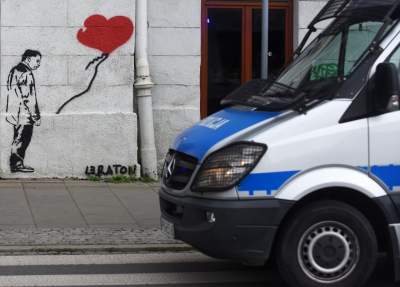 Mural z... Kaczyńskim na krakowskim Kazimierzu (Lipiec 2020) - zdjęcie 7