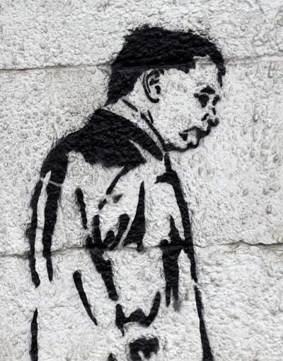 Mural z... Kaczyńskim na krakowskim Kazimierzu (Lipiec 2020) - zdjęcie 4