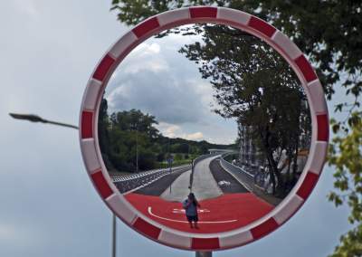 Wielkie otwarcie super kładki. Ależ mieli radochę! - zdjęcie 24