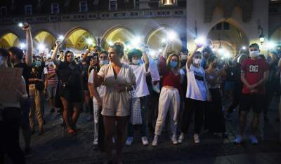 Wolność dla Białorusi. Kraków przeciwko krwawemu reżimowi - zdjęcie 34