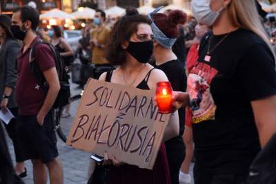 Wolność dla Białorusi. Kraków przeciwko krwawemu reżimowi - zdjęcie 2