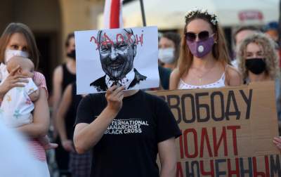 Kraków wspiera Białoruś! Kolejna manifestacja na Rynku Głównym - zdjęcie 43