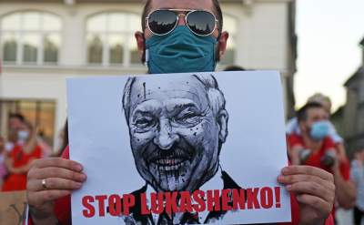 Kraków wspiera Białoruś! Kolejna manifestacja na Rynku Głównym - zdjęcie 18