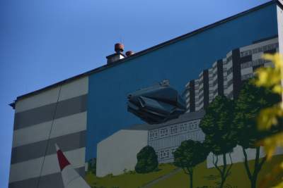 Zamiast kibolskich bazgrołów - nowy mural przy Krowoderskich Zuchów - zdjęcie 4