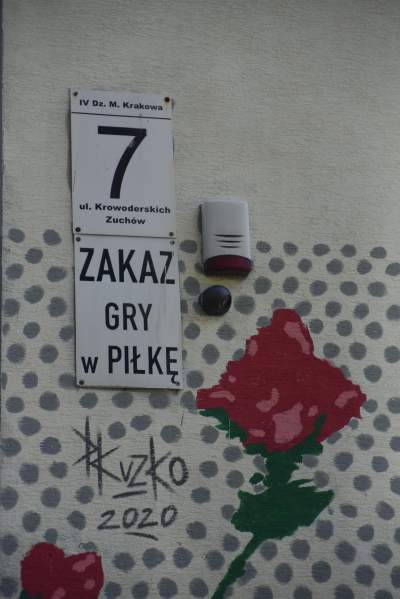 Zamiast kibolskich bazgrołów - nowy mural przy Krowoderskich Zuchów - zdjęcie 8