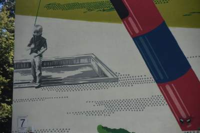 Zamiast kibolskich bazgrołów - nowy mural przy Krowoderskich Zuchów - zdjęcie 3