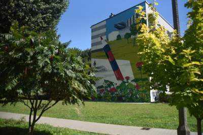 Zamiast kibolskich bazgrołów - nowy mural przy Krowoderskich Zuchów - zdjęcie 5