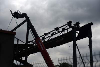 Rozbiórka zabytkowej trybuny na stadionie Wawelu - zdjęcie 20