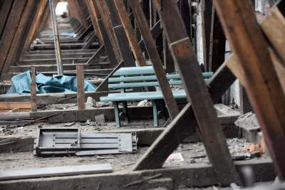 Rozbiórka zabytkowej trybuny na stadionie Wawelu - zdjęcie 14