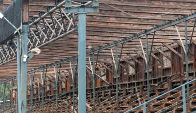 Rozbiórka zabytkowej trybuny na stadionie Wawelu - zdjęcie 7