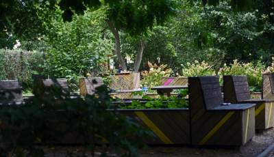 Opuszczony teren zamienili w osiedlowy park. Urocza strefa relaksu - zdjęcie 12