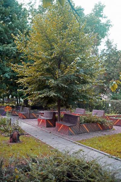 Opuszczony teren zamienili w osiedlowy park. Urocza strefa relaksu - zdjęcie 8