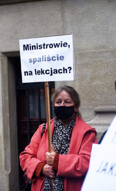 "Myśleliśmy, że gorzej nie będzie". Protest przeciwko ministrowi - zdjęcie 8