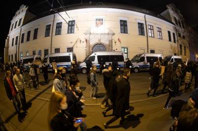 Strajk Kobiet zablokował Kraków, fot. Jan Graczyński - zdjęcie 14