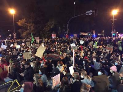 Strajk Kobiet zablokował Kraków, fot. Jan Graczyński - zdjęcie 4