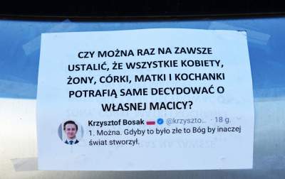 Samochodowy Strajk Kobiet, fot. Marek Lasyk - zdjęcie 3