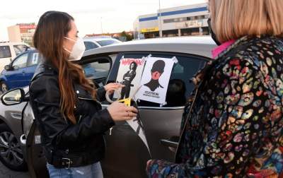 Samochodowy Strajk Kobiet, fot. Marek Lasyk - zdjęcie 2