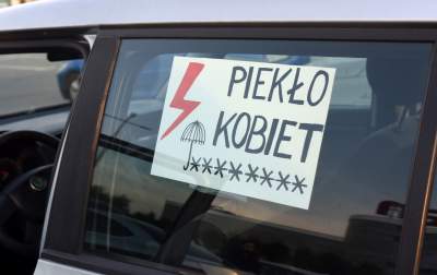 Samochodowy Strajk Kobiet, fot. Marek Lasyk - zdjęcie 1