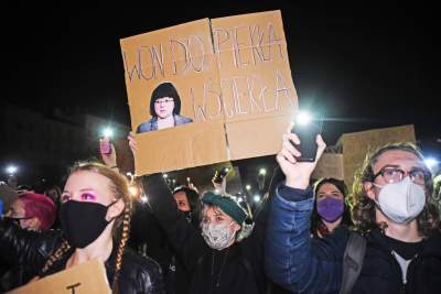 Tak "robili hałas" na Rynku. Akcja Strajku Kobiet - zdjęcie 36