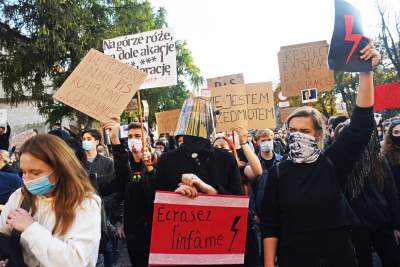 Środowy Strajk Kobiet w obiektywie Lasyka - zdjęcie 34