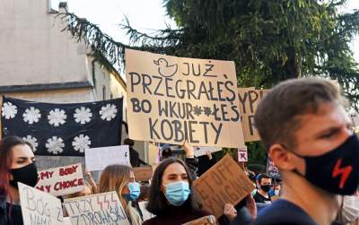 Środowy Strajk Kobiet w obiektywie Lasyka - zdjęcie 36