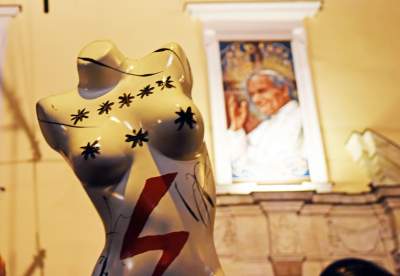 Cichy protest na Franciszkańskiej 3 (2 listopada 2020, fot. Marek Lasyk) - zdjęcie 23