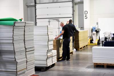 Rozpoczęła się budowa szpitala tymczasowego w halach EXPO - zdjęcie 14