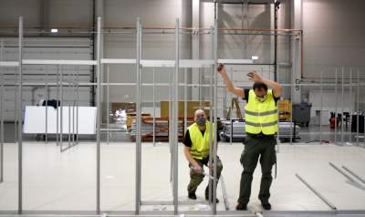 Hala EXPO Kraków zamienia się w szpital - zdjęcie 23