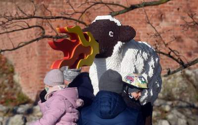 Waleczna owca obok Smoka Wawelskiego - zdjęcie 13