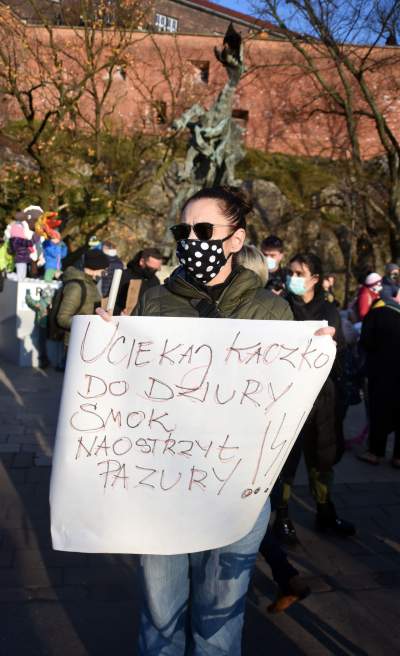 Protest matek Polek z dziećmi: barwny i spokojny... - zdjęcie 16