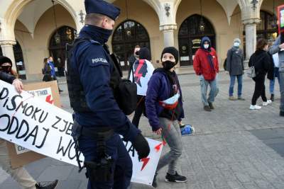 Protest matek Polek z dziećmi: barwny i spokojny... - zdjęcie 35